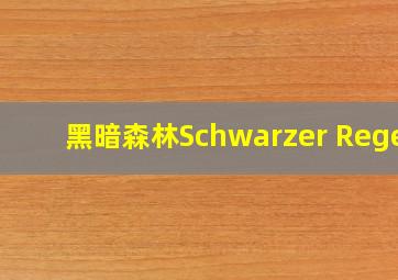 黑暗森林Schwarzer Regen